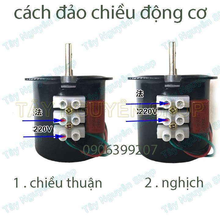 Động cơ giảm tốc 14W 220v 2.5RPM - 5RPM - 10RPM - 20RPM - 50RPM - 110RPM