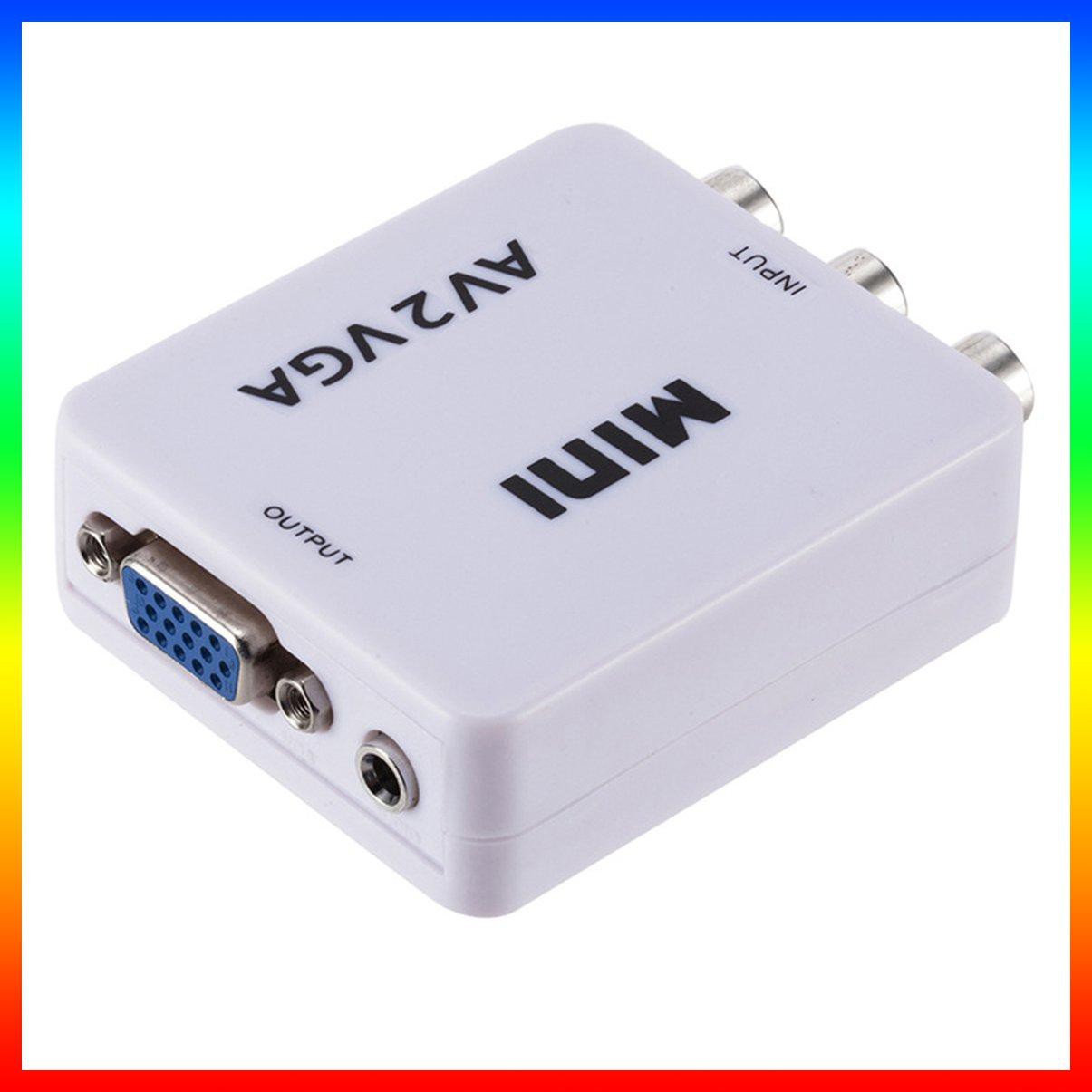 1 Hộp Chuyển Đổi Av2vga Av Rca Cvbs Sang Vga