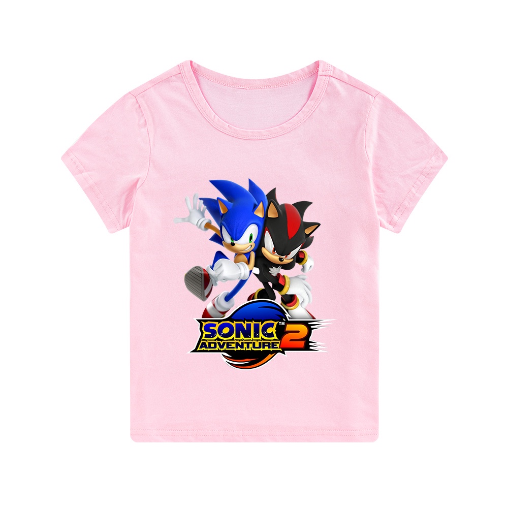Áo thun trẻ em 💖Áo cotton mát mịn họa tiết Hoạt Hình Sonic thương cho bé trai và bé gái - SSSHOP 03