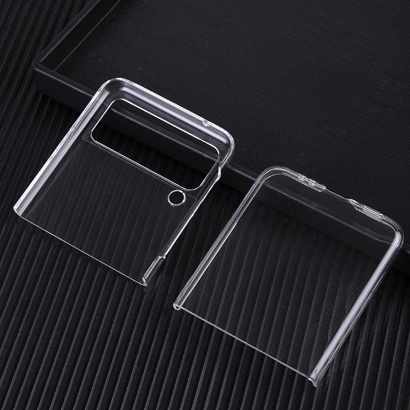 Samsung Z Fold 4 / Z FLIP 3 5G / Z FLIP / Z FOLD 2  _ Ốp lưng nhựa PC ( Nhựa cứng ) trong suốt, bảo vệ toàn diện