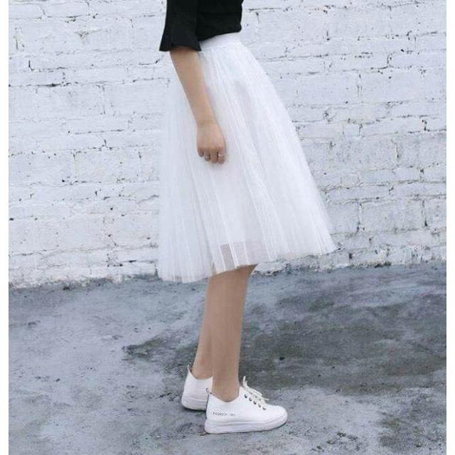 Chân váy lưới công chúa xinh