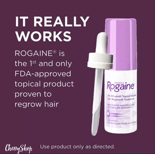 [Hàng USA]Mọc tóc cho nữ Women's Rogaine 2% Minoxidil Solution (dạng dung dịch)