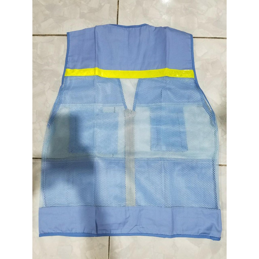 Áo gile kỹ sư xanh biển