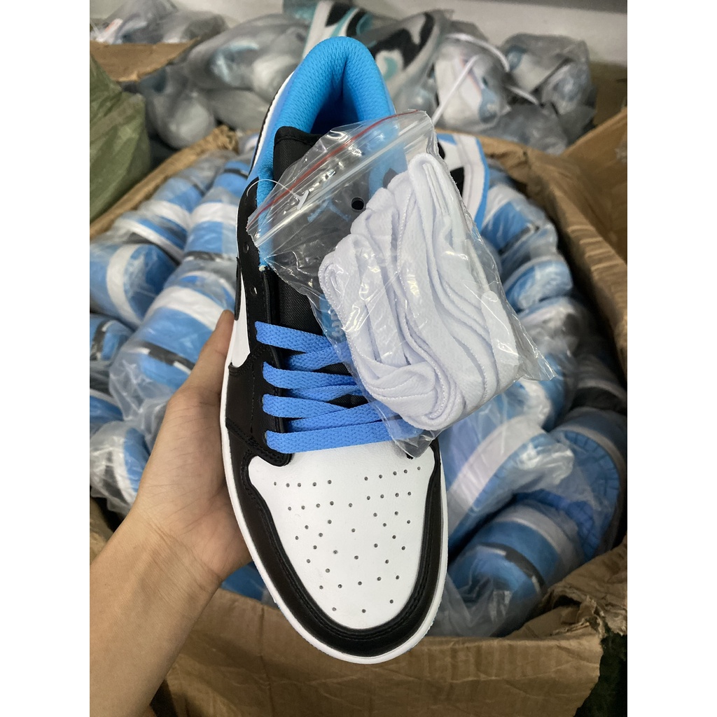 ⚡️GIÁ SỐC⚡️[Ảnh thật do shop tự chụp 100%] Giầy thể thao sneaker cổ ngắn black laser blue low xanh đen ôm chân | BigBuy360 - bigbuy360.vn