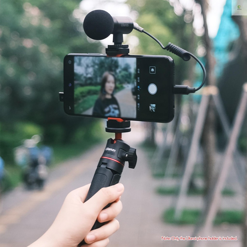 Giá Đỡ Có Đèn Flash Ulanzi St-19 Mini Vlog 1 / 4 Inch Cho Micro 55-90mm