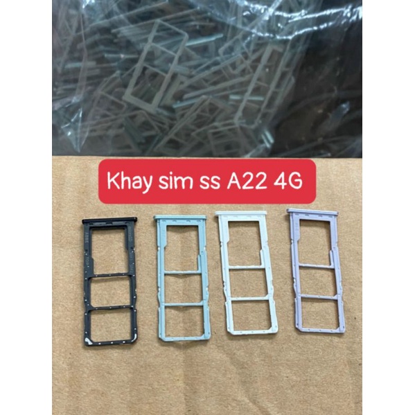 Khay sim samsung A22 4G bao test