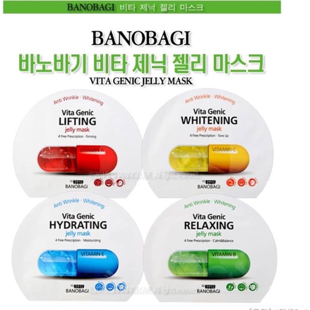 MẶT NẠ BANOBAGI VITA GENIC JELLY MASK - CỨU TINH CHO LÀN DA