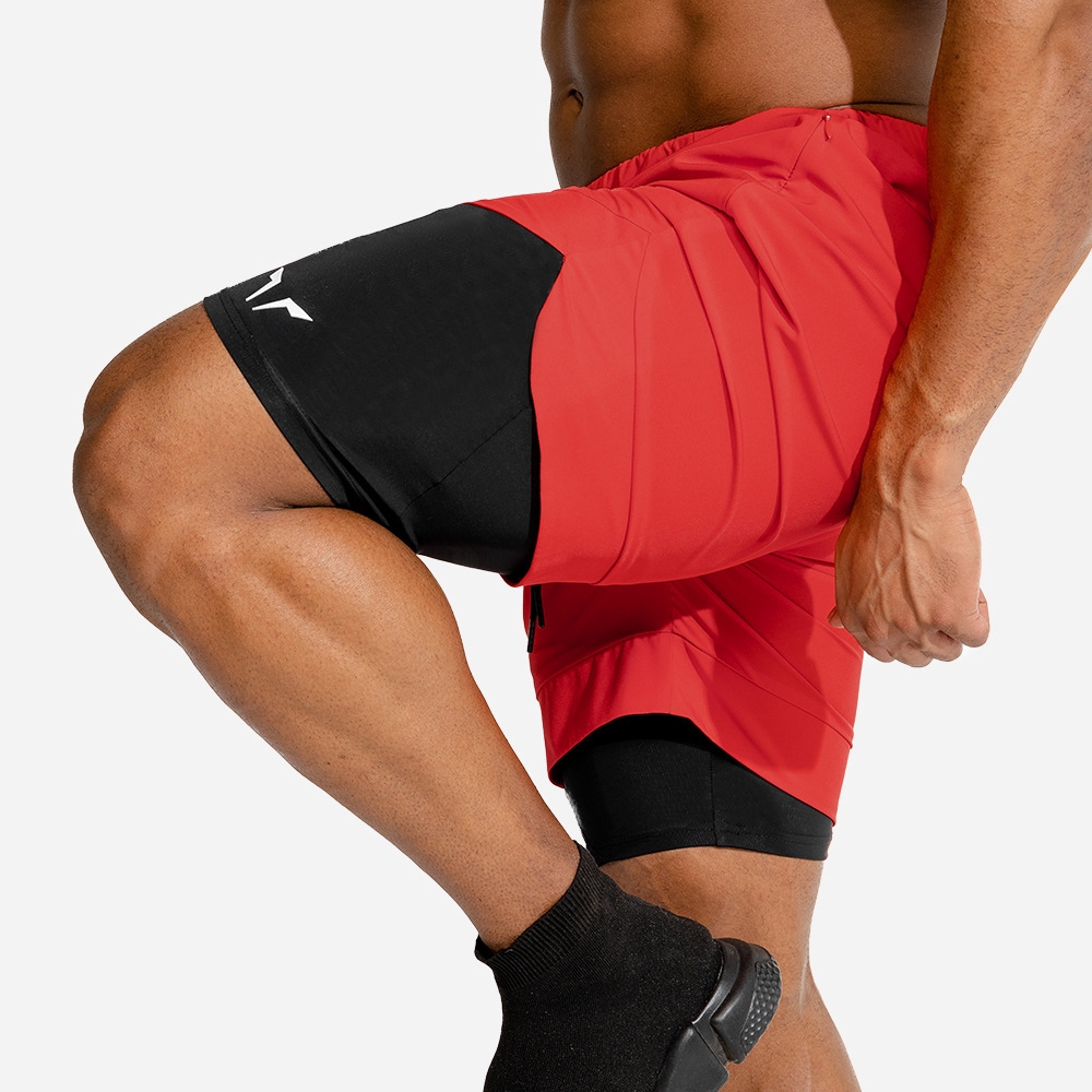 Quần Short Thể Thao 2 Trong 1 Thoáng Khí Gợi Cảm Cho Nam