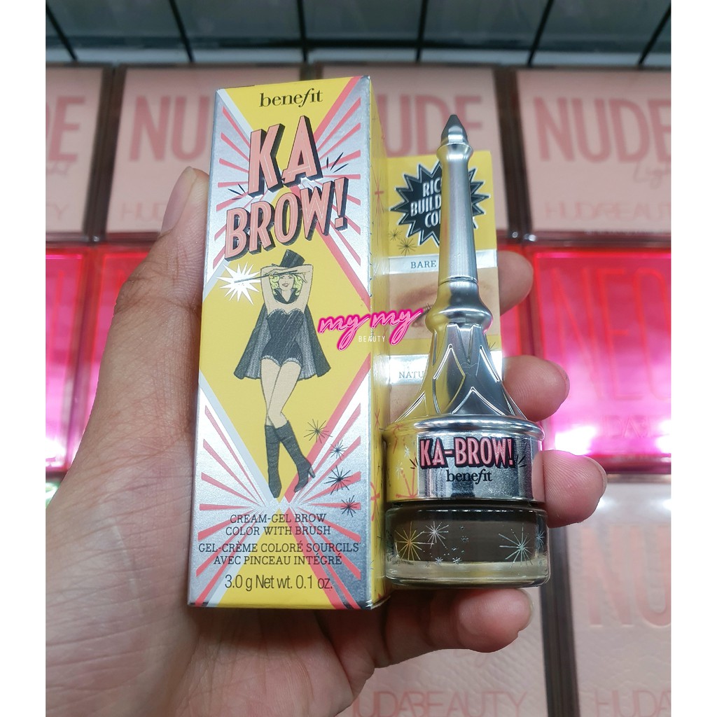 Benefit - Gel Vẽ Chân Mày Kèm Cọ Benefit Ka-BROW! Cream-Gel Eyebrow Color with Brush 3g