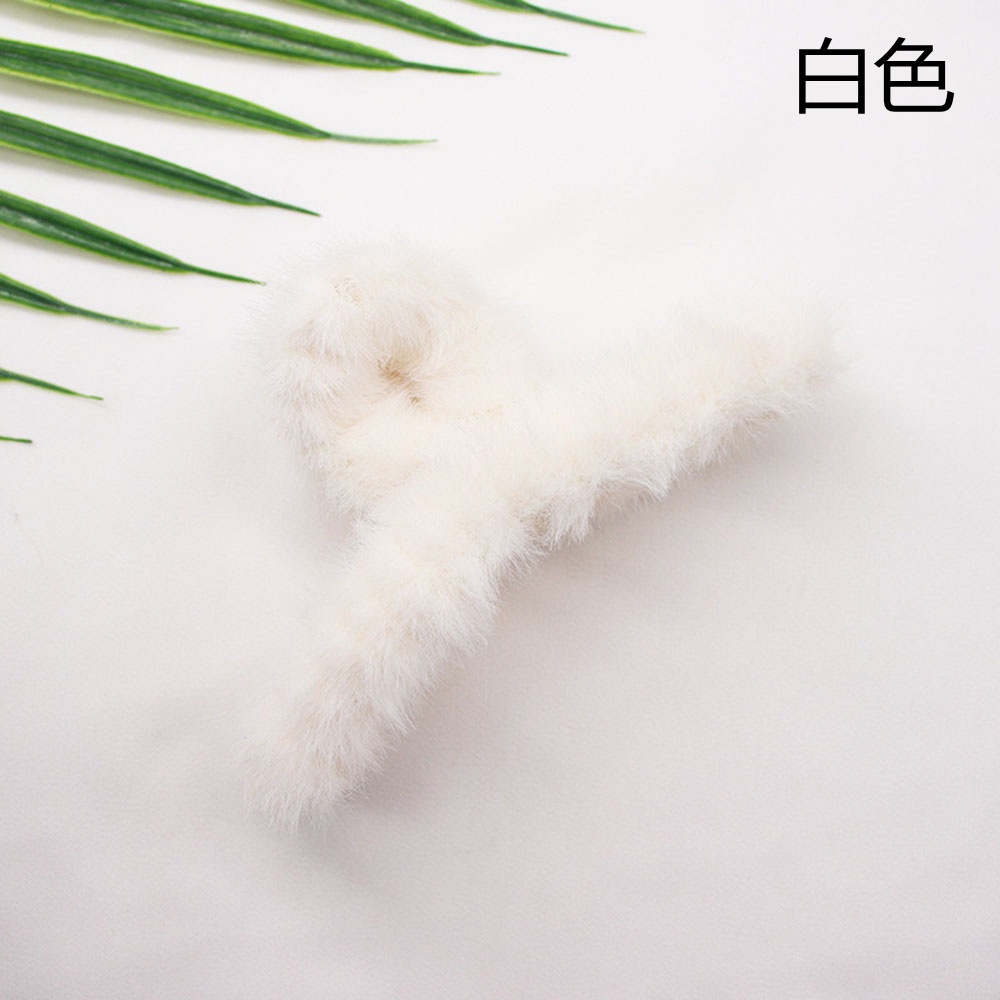 Dễ Thương Kẹp Tóc Lông Thỏ Đáng Yêu Cho Nữ