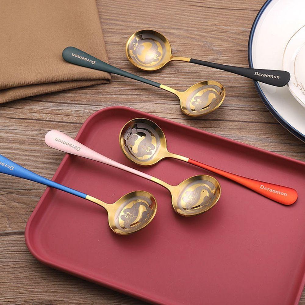 Muỗng Cà Phê Bằng Thép Không Gỉ Hình Mèo Đáng Yêu