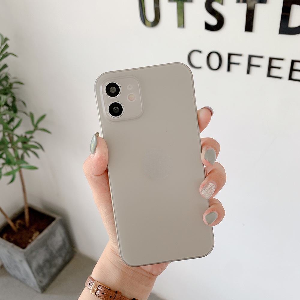 Ốp Điện Thoại Cứng Siêu Mỏng 0.3mm Cho iPhone 13 12 11 Pro Max 13 Mini