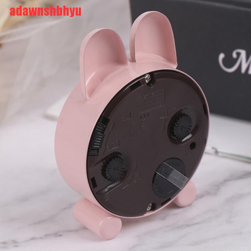 [adawnshbhyu]Alarm Clock Small Bed Mini Metal Small Electronic Small Alarm Clock Kids Toy