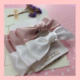 🎀 KẸP TÓC NƠ 3 TẦNG BÁNH BÈO - [Nhà Nấm handmade]