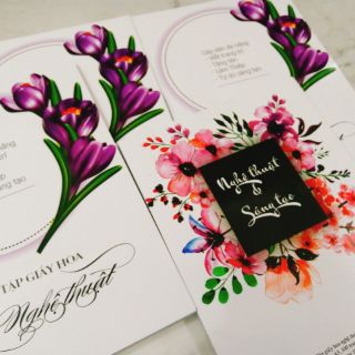 🌸🌸 SỔ NOTE GIẤY HOA A5 🌸🌸