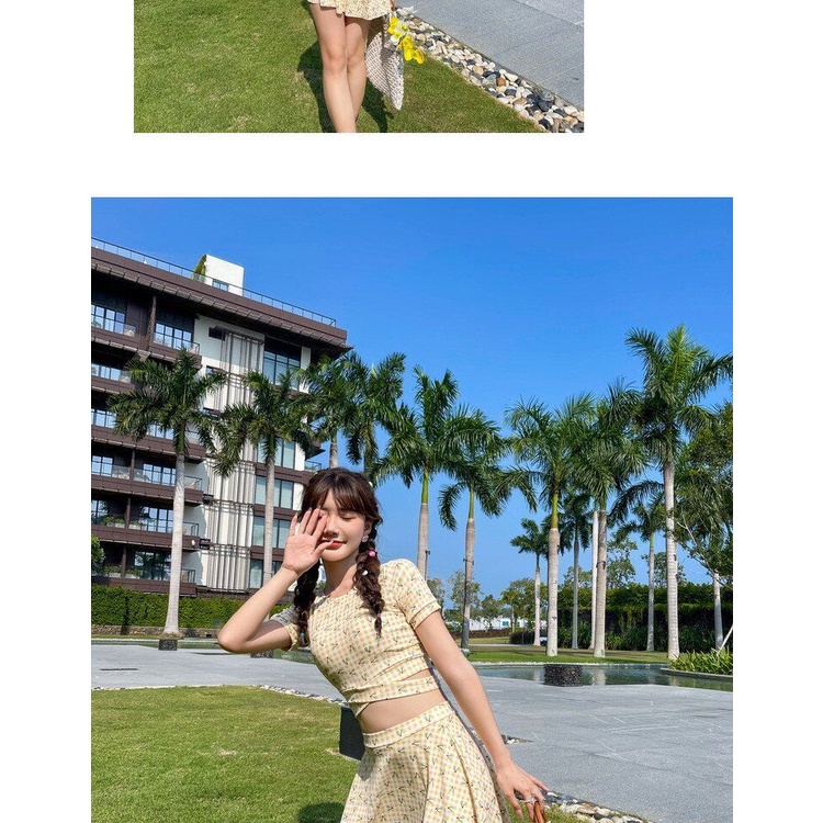 Bộ Đồ Bơi Phong Cách Mori Đơn Giản Che Phủ Chống Chói Dành Cho Nữ Sinh