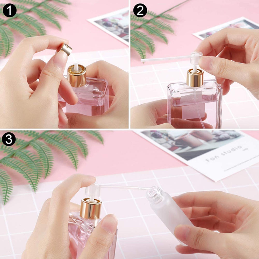 Dụng cụ nạp nước hoa mới 1/5 cái phễu khuếch tán nước hoa dụng cụ mỹ phẩm bơm nạp dễ dàng cho chai nước hoa mẫu