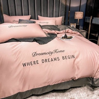 ☘Set chăn ga gối lụa 4 món siêu giảm giá☘Chăn ga gối phi lụa dreamcity thời thượng