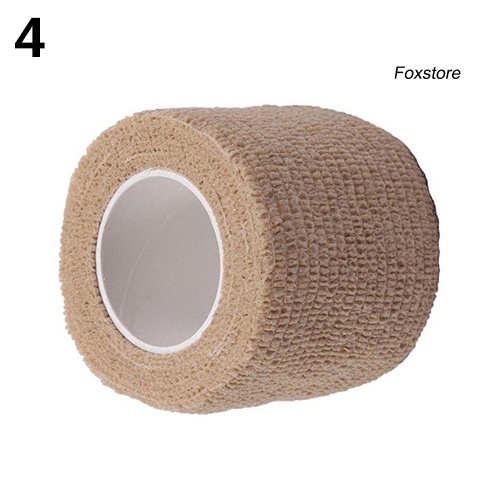 (Hàng Mới Về) Cuộn Băng Dán Sơ Cứu Thể Thao Co Giãn Tự Dính Tiện Dụng