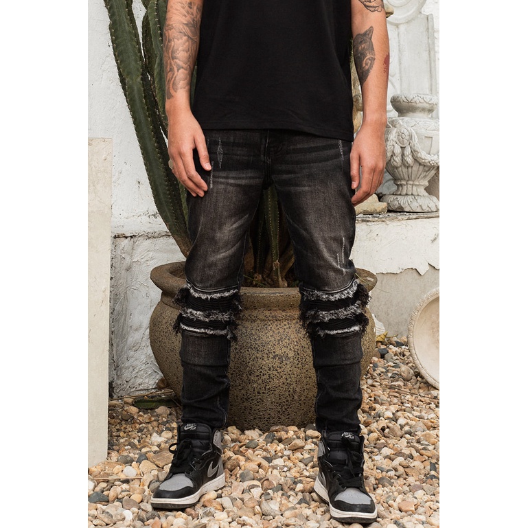 Quần JEANS nam MIKENCO DISTRESSED