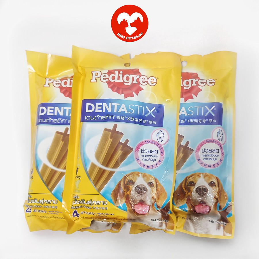 Bánh Xương Thức Ăn Cho Chó Pedigree Dentastix 98g - Miki Petshop