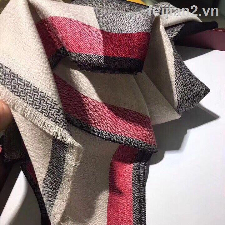 ☌Hàng Có Sẵn! Burberry! Khăn Choàng Cổ Bằng Vải Cashmere Cao Cấp