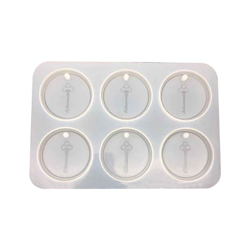 Khuôn Silicone Hình Chữ Nhật Có Lỗ Tự Làm Đồ Thủ Công DIY Cho Bé