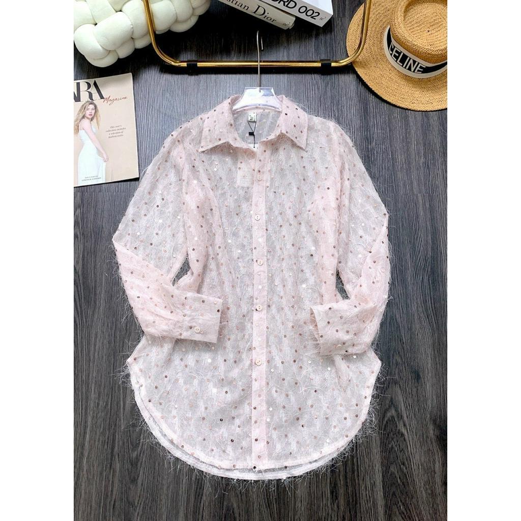 Sơ Mi Đính Kim Tuyến Hot Nhà Vy Anh