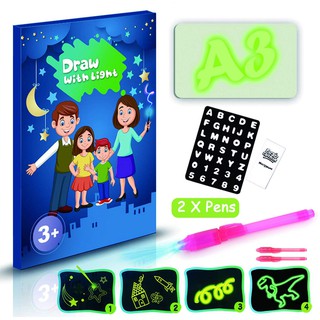 Draw With Light - Bảng vẽ dạ quang cho bé Sáng Tạo