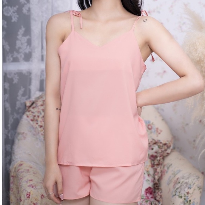 Đồ bộ ngủ nữ mùa hè lụa giấy siêu thoáng, mát mẻ | BigBuy360 - bigbuy360.vn