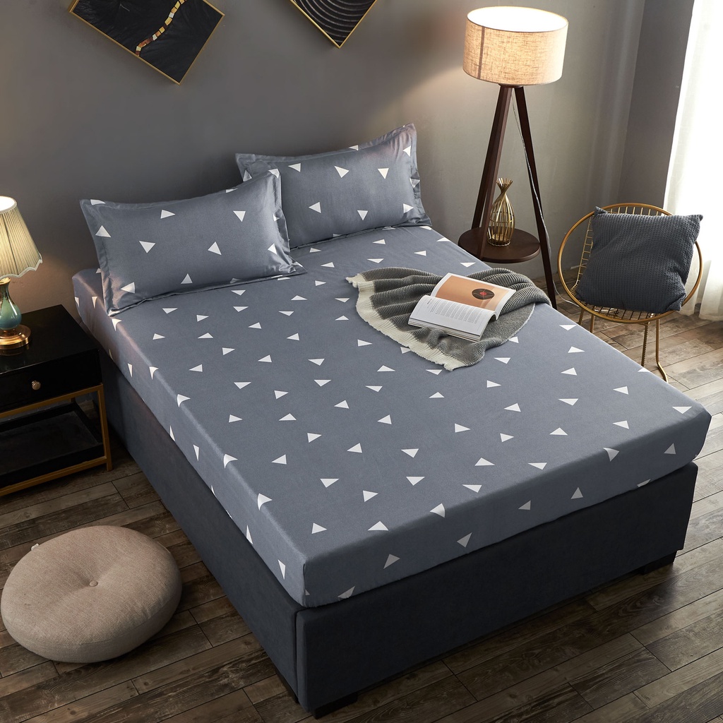 Ga giường 2m2x2m ga trải giường cotton poly, ga giường đôi size lớn, drap size king nhiều mẫu mã đa dạng