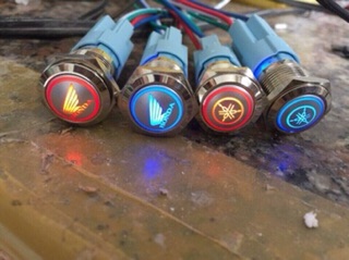 Công tắc led logo hd , ya