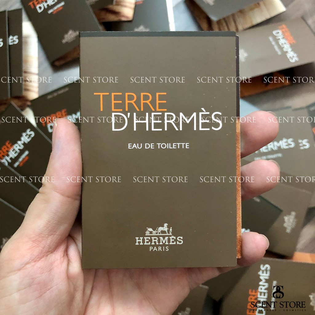 Scentstorevn - Vial chính hãng nước hoa Hermes Terre Edt, Parfum, Intense Vetiver, Eau Givree [2ml]