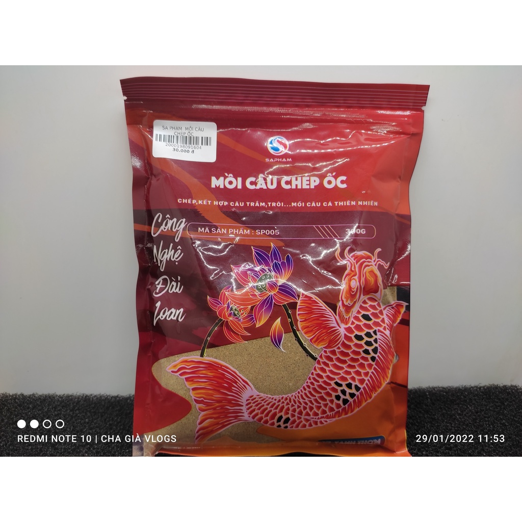 Mồi Câu Chép Ốc 300gram Sa phạm chuyên săn hàng Đồ câu cha già vlogs