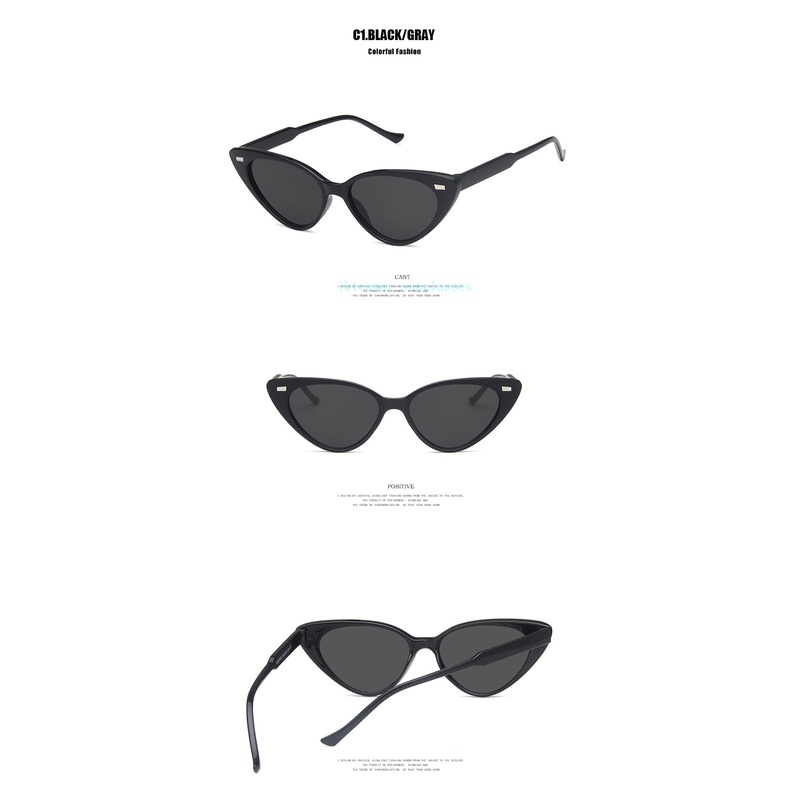 Kính mát gọng mắt mèo tam giác sành điệu