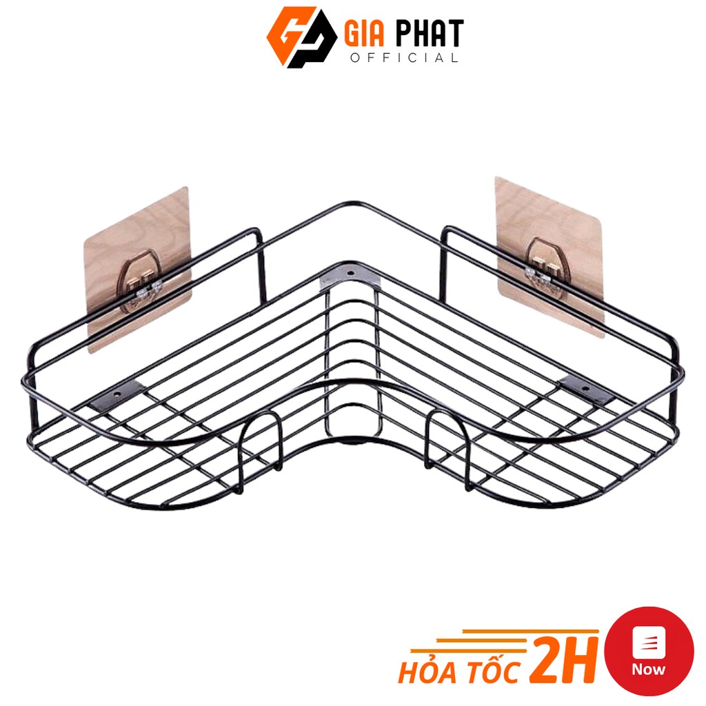 Kệ Góc Dán Tường Nhà Tắm Siêu Dính, Dán Nhà Vệ Sinh, Nhà Bếp Đa Năng Tiện Dụng