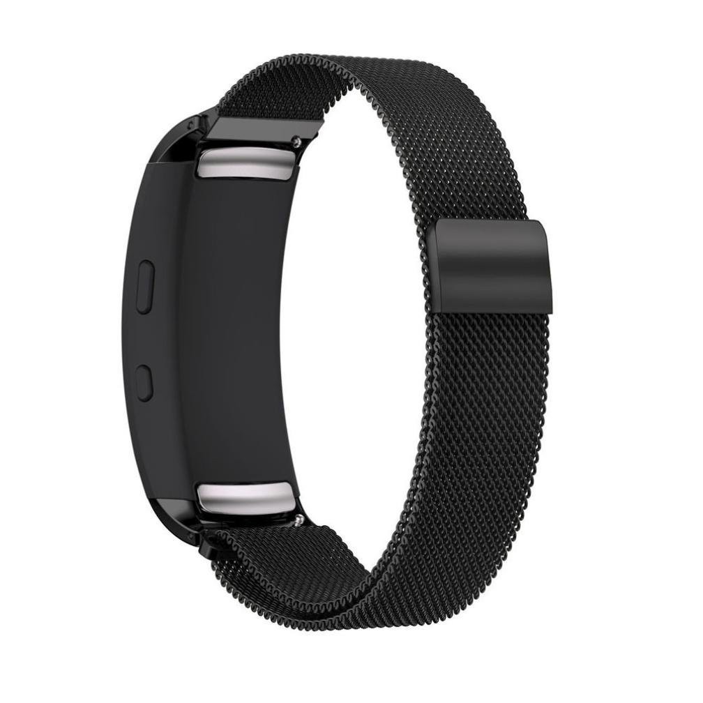 Bộ dây đeo bằng thép không gỉ + khóa nam châm milanese cho đồng hồ Samsung Gear Fit 2/Fit 2 Pro