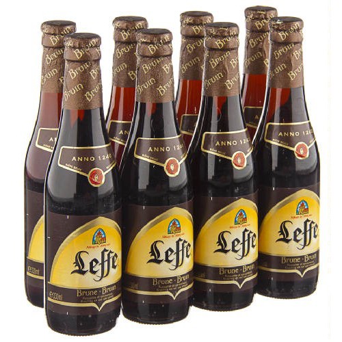 BIA LEFFE BRUNE 330ML 6.̀5%VOL/ BIA BỈ NHẬP KHẨU Thùng 24 chai 330ml