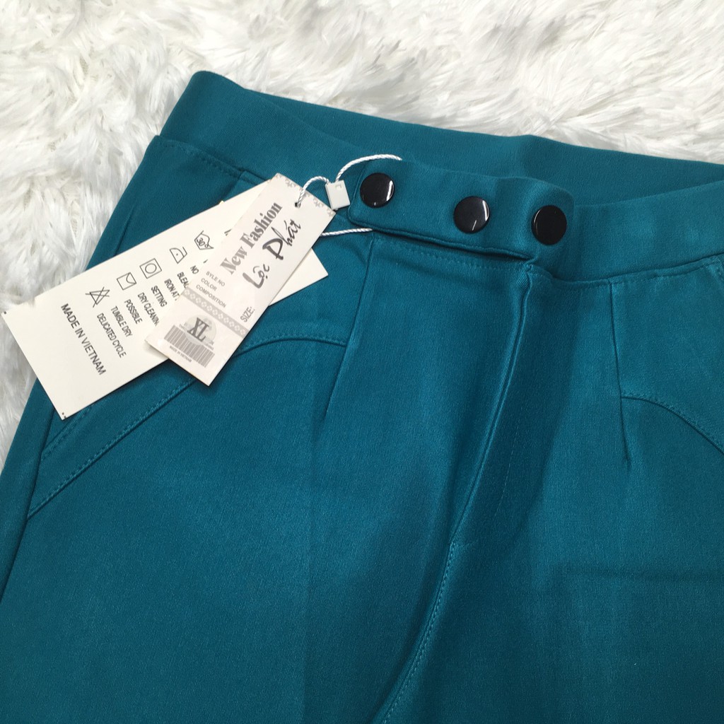 QUẦN TÂY NỮ DÀI- COTTON ĐẸP - LƯNG THUN - KIỂU 3 NÚT | BigBuy360 - bigbuy360.vn