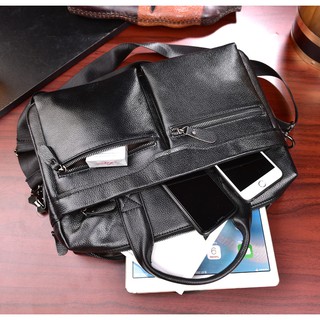 túi xách laptop da bò thật