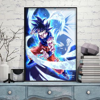 Tranh Treo Tường Goku Ở Trạng Thái Ultra Instinct Trong Phim Dragon Ball