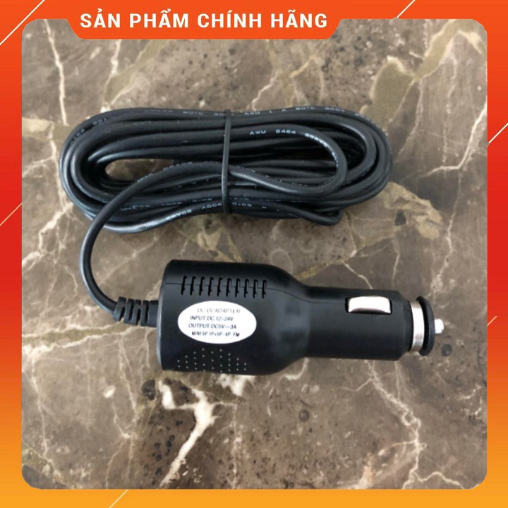 Dây nguồn dùng cho camera hành trình cắm tẩu Mini USB ô tô PS204 (Màu đen) SM | BigBuy360 - bigbuy360.vn