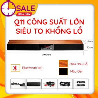 Loa thanh dài bluetooth gaming soundbar để bàn q11 công suất lớn dùng cho máy vi tính pc, laptop, tivi