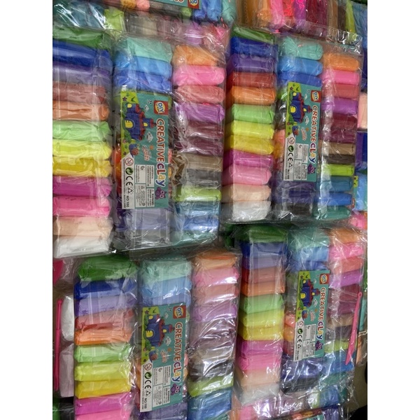 Đất sét nhật tự khô phong cách thủ công craft siêu nhẹ màu neon đẹp