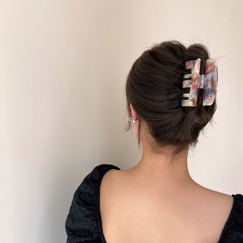 Kẹp Tóc Thiết Kế Đơn Giản Thanh Lịch Phong Cách Hàn Quốc Cho Nữ