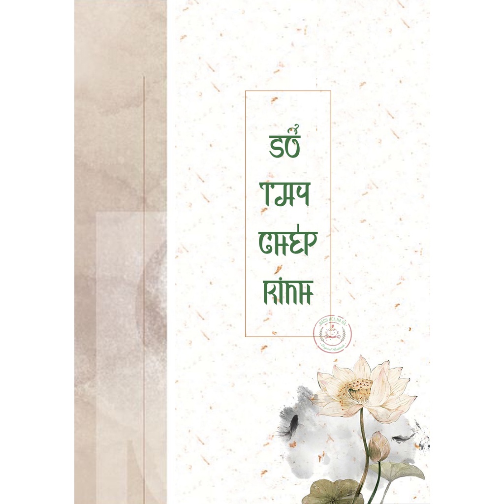 Sổ Tay Chép Kinh Đồ Nét Đã In sẵn - Hội Họa Phật Giáo - Chú Đại Bi - Bát Nhã Tâm Kinh - Chú dược Sư - Mie Shop