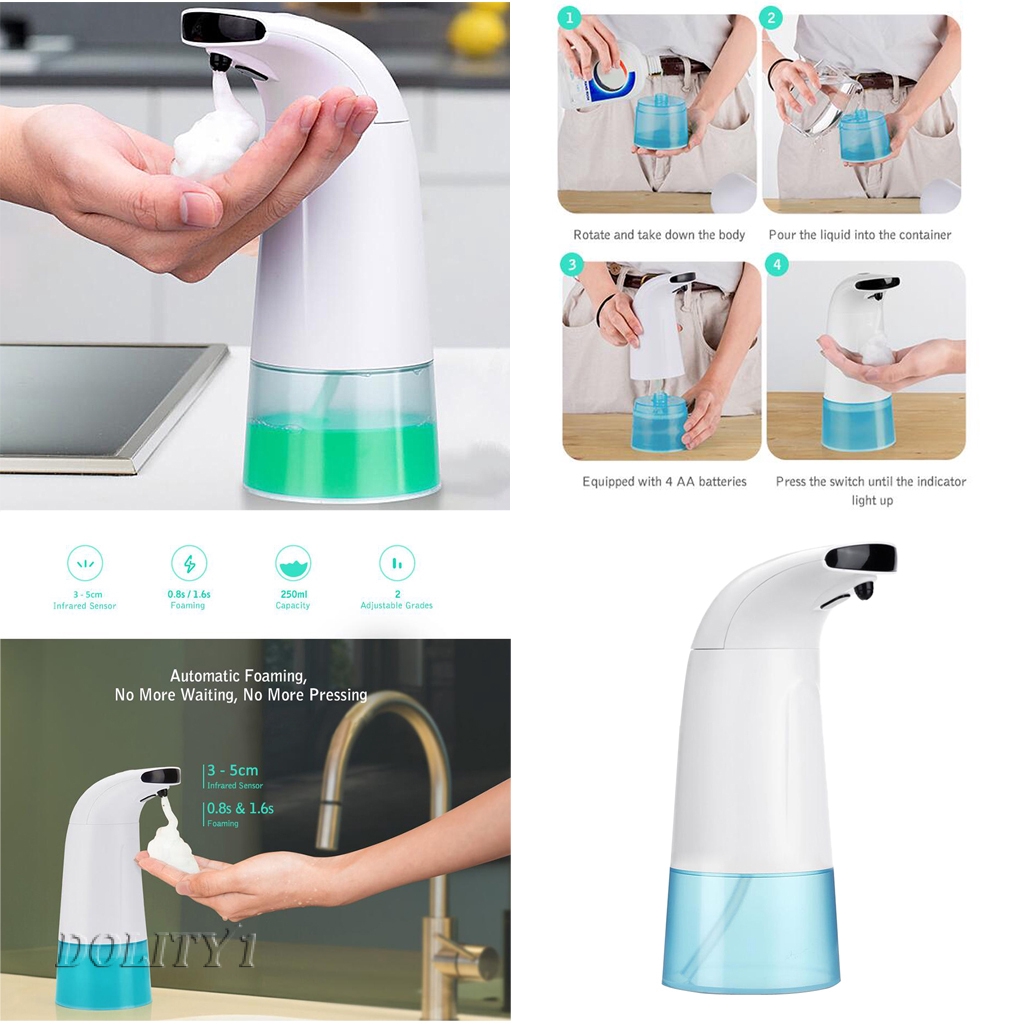 Bình Đựng Xà Phòng Cảm Biến Hồng Ngoại 250ml