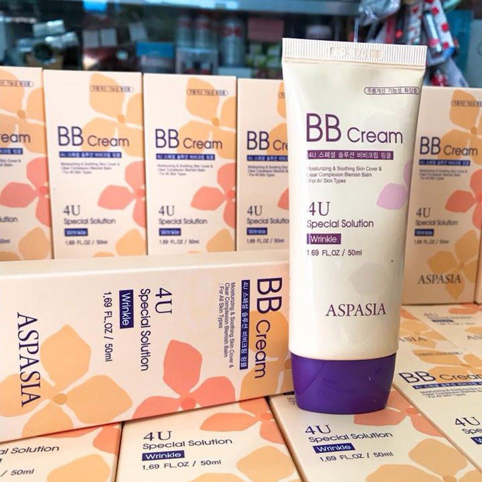 Kem Nền BB Chống Nhăn Aspasia 4U Special BB Solution Cream Wrinkle 50ml