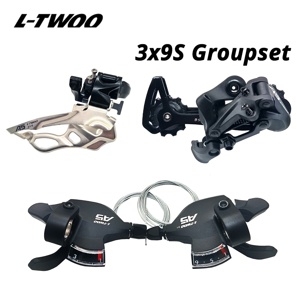 Bộ Cùi Đề Trước Sau A5 3X9 27 Tốc Độ Cho Shimano 9s alivio m4000 DEORE m590