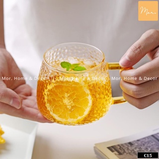Cốc thủy tinh chịu nhiệt vân sần - C15